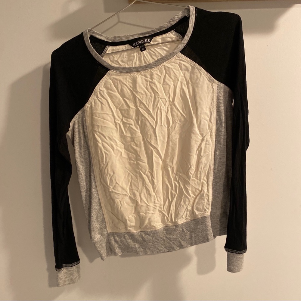 Light baseball sweater